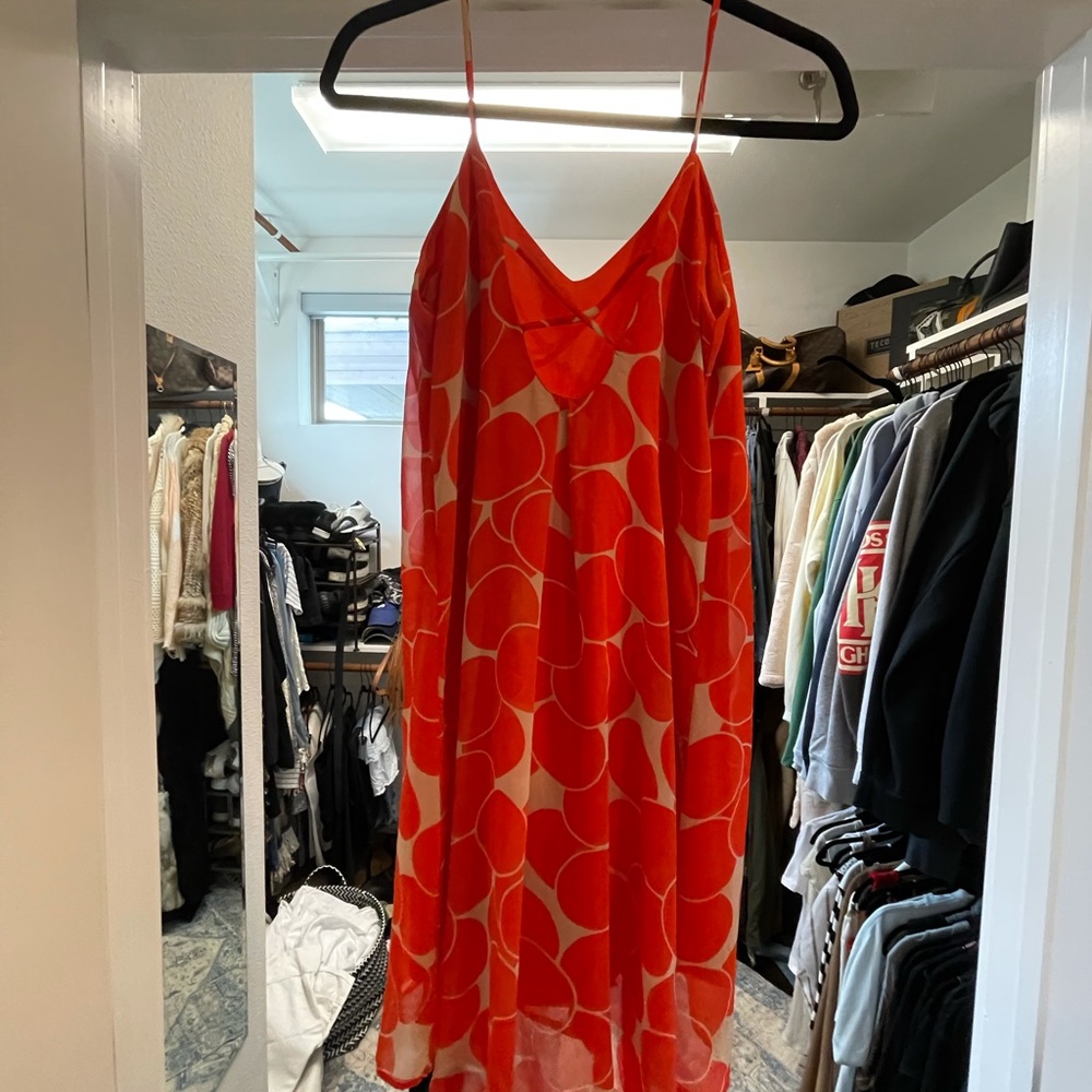 Orange dress